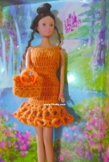 Maguinda Bolsón - Nilda dress and bag set for dolls