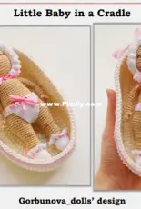 Gorbunova Dolls Design - Julia Gorbunova - Little baby in a cradle