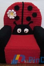 Julie Marie Trimpe - Ladybug Toddler Chair
