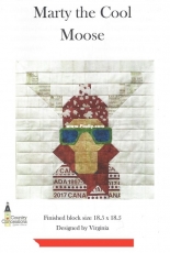 Country Concessions Quilters Heaven - Marty the Cool Moose
