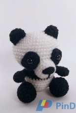 Affordable Cuteness - Theresas Crochet Shop - Theresa Grey / Kicher - Crocheted Panda Bear