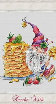 Gnome and Pancakes (Maslenitsa has Come) by Tascha Volk / Масленица пришла