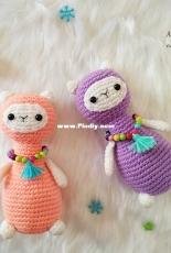 A little love everyday! - Paint It Colorful - Anitha Domacin - Amigurumi Alpaca - Free