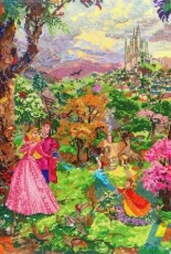 M.C.G. Textiles 52508 - Sleeping Beauty - Disney the Dream Collection by Thomas Kinkade