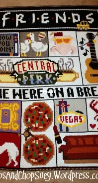 Chaos And Chop Suey - Angela Francis - FRIENDS Themed CAL Blanket