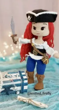 Knitted Ami - Knitted Firefly - Ekaterina Svita / Natasha - Pirate Girl
