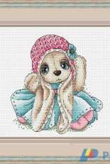 Bunny in Turquoise Dress by Svetlana Sichkar