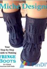 Miche Designs - Fringe Boots for 18 inch Dolls