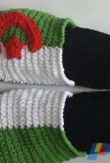 pantoufle drapeau algérien