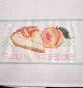 Peach kitchen towel