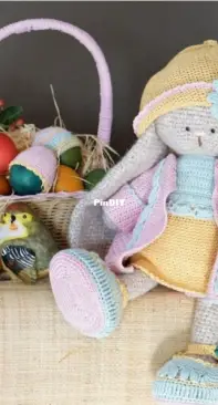 Polushka Bunny - Maria Ermolova - Easter Spring Outfit - Russian