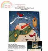 Painting-Cabin Crafters-Winter Friends Night Light Insert-Renee Mullins
