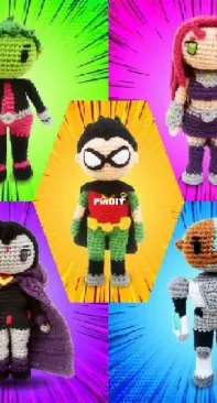 Eu quero croche - Adriana Gori -  Teen Titans Pack