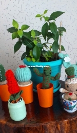 Crochet cactus