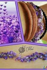 Lavender bloom bracelet