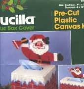 Bucilla 61033 Jolly Santa tissue box cover