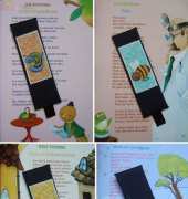 Bookmarks - snail, bee, spider
