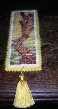 giraffe bookmark