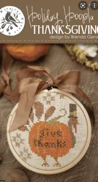 With Thy Needle and Thread WTNT CS262 Holiday Hoopla Thanksgiving