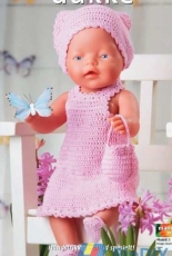 Sandnes Garn 0702 - Dukke - Sissel Borgh Svange - 23 Styles Clothes for Baby Born or Doll - Norwegian