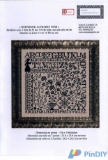 A Mon Ami Pierre AMAP JD 284 - Hornbook Alphabet Noir
