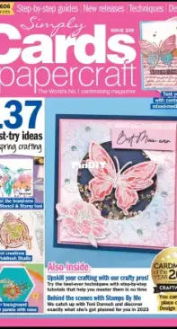 Simply Cards and Papercraft - Issue 239 - February  2023