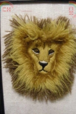 Embroidery-Lion Head