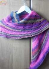 Dotted Rays shawl