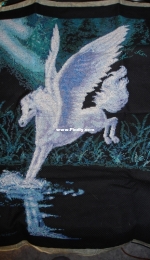 white pegasus horse