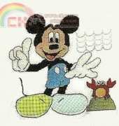 Mickey Mouse Sea from Magazine Disney Cross Stitch Italy n°64