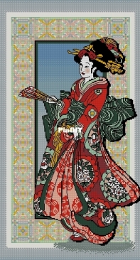 Panna YAM-709 Girl in a Red Kimono PCS