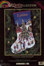 Dimensions - The Gold Collection 8615 Christmas Cheer Stocking