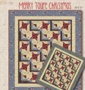 Sue Falkowski-Merry Taupe Christmas Quilt-Free Pattern