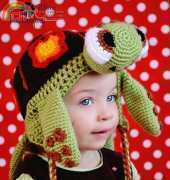 Sea Turtle Ear Flap Hat by Kerry Siegel