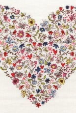 Bothy Threads XKA1 Love Heart XSD