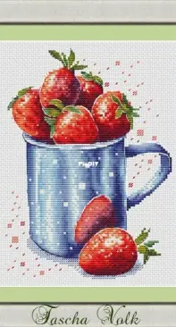 Cuppa Strawberries  by Tascha Volk