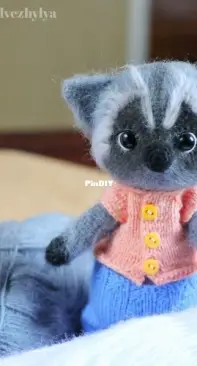 Cute Toys By Tatiana - Medvedik Toys - Tatiana/Tatyana Baturina - Raccoon Temka - Енот Тёмка- Russian
