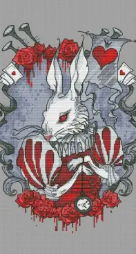 Smart Cross Stitch - White Rabbit by Alisa Okneas XSD