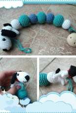 Dog pacifier chain