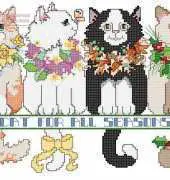 A Cat For All Seasons from ASN 3588 Cat Purr-sonalities pcs