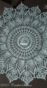 Crochet Shelters - Gangarathna Bhat - Himagna Doily - English and Russian