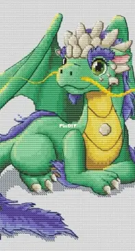 My Embroidery - Made For You Stitch - Emerald Dragon