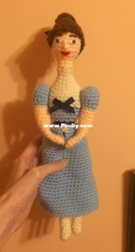 Amanda M. Ward - Jane Austen Crochet Doll - Free