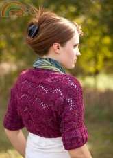 Dream in Color Lace Shrug by Kay Dahlquist