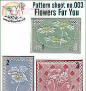 Judith maslen pattern sheet jm003 flowers for you