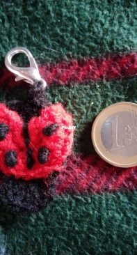 Ladybug Coin holder for shopping cart