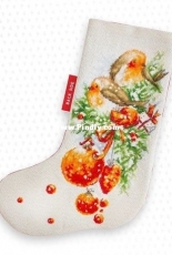  Heirloom Christmas Stockings in Cross-Stitch: From