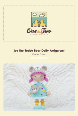 One and Two Company - Carolina Guzman - Joy the Teddy Bear Dolly Amigurumi
