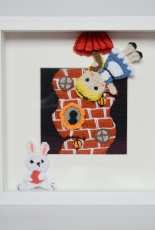 Alice falling down the rabbit hole - pattern by Krawka