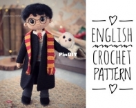 Polly Toys Crochet - Dasha Lobacheva - Harry Potter and Hedwig